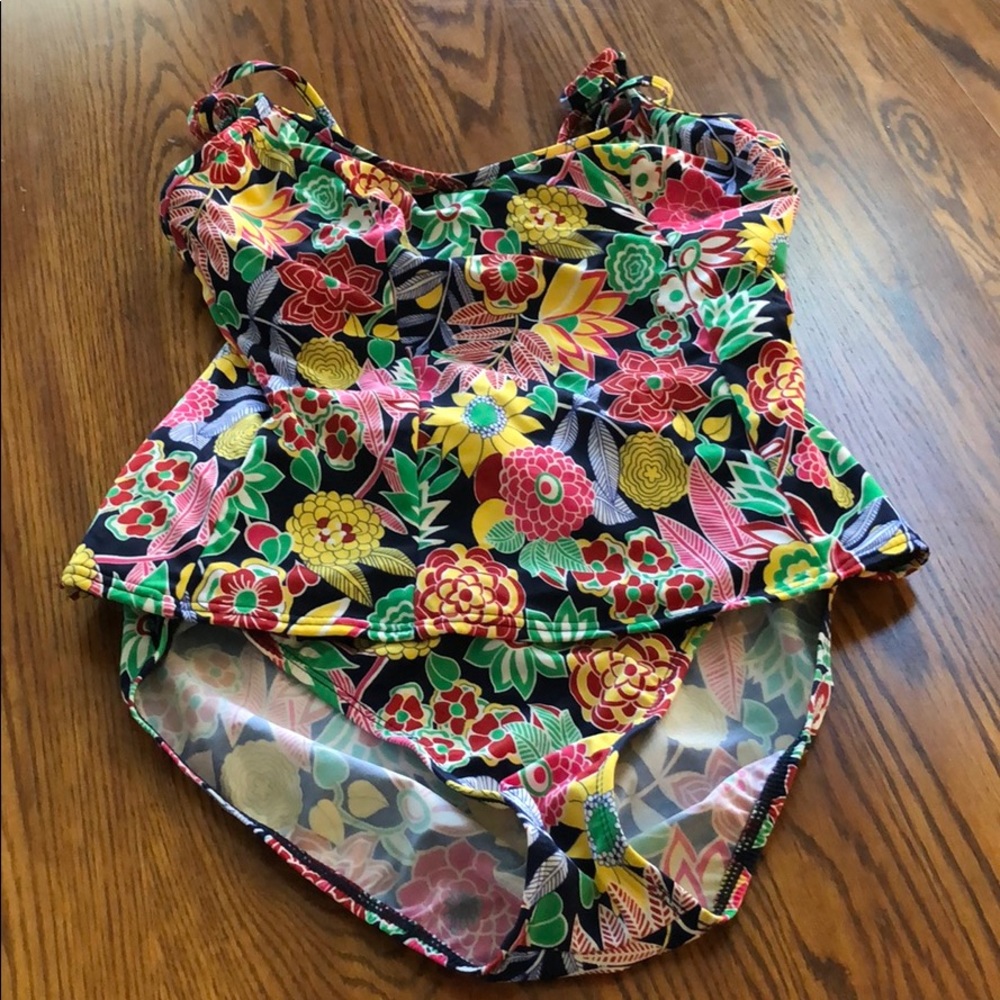 Talbots Miracle two piece swimsuit